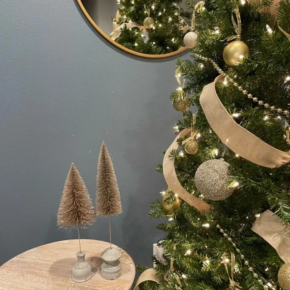 Sparkling glitter Christmas tree set - Picture 1 of 5